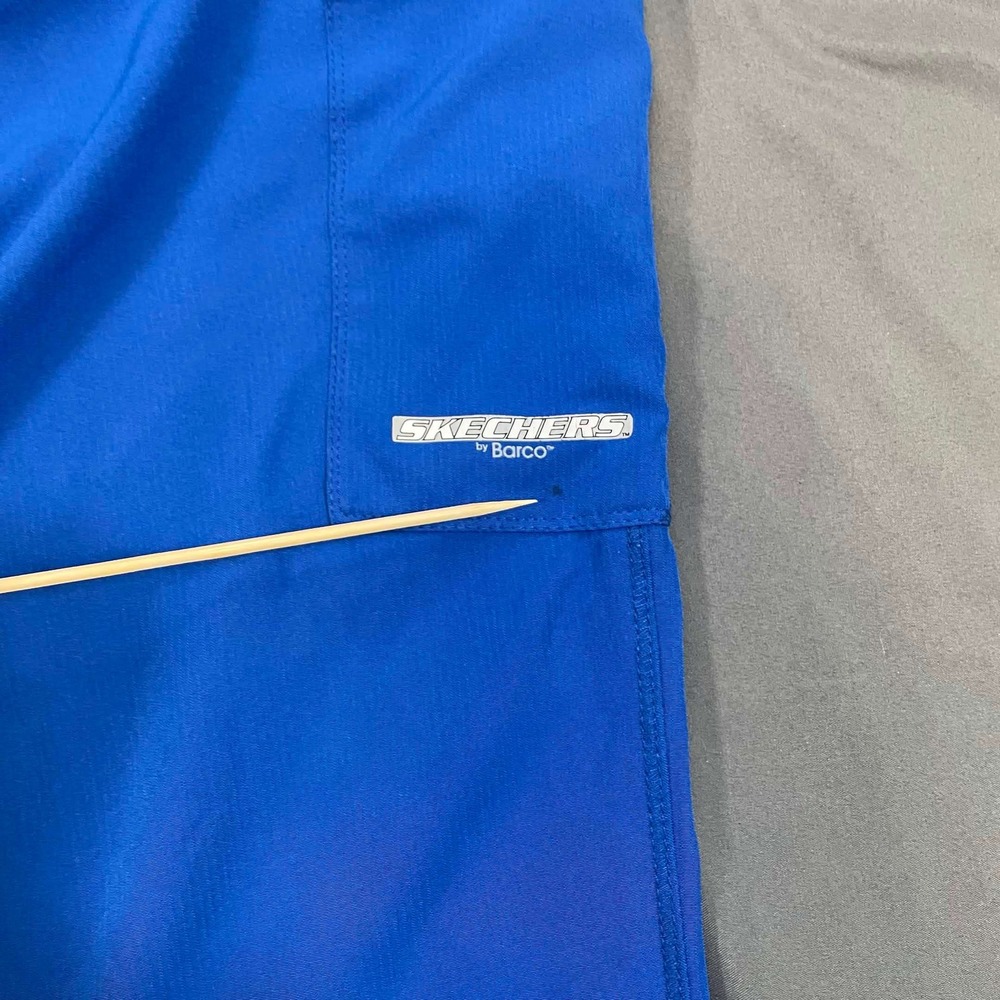 Lot of 3 Skechers by Barco Womens Small Scrub Pants Royal Blue Cargo SK202 - Picture 9 of 9